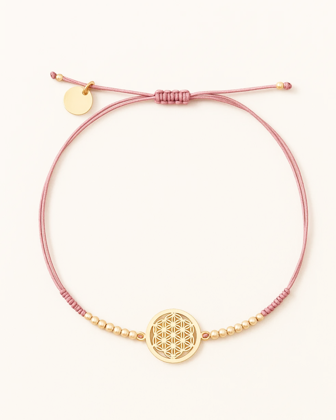 Amira – Flower of Life Cord Bracelet