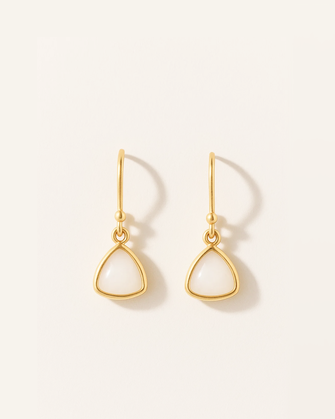 Athena – Triangle Gem Earrings