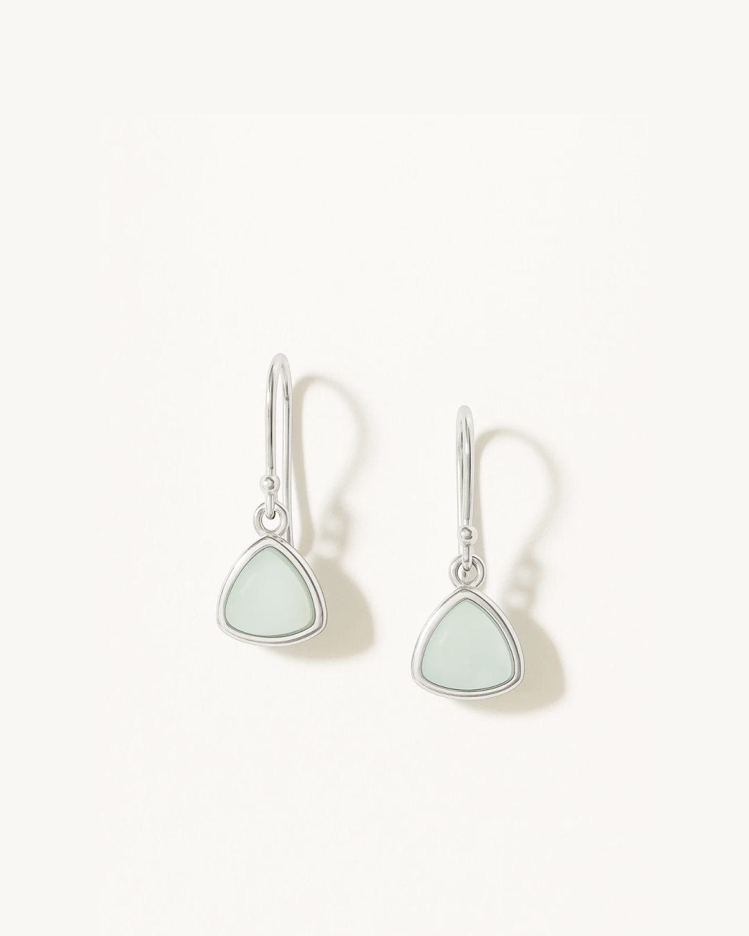 Athena – Triangle Gem Earrings