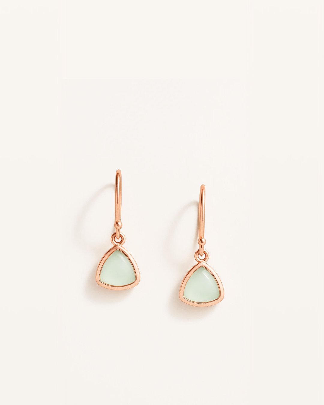 Athena – Triangle Gem Earrings