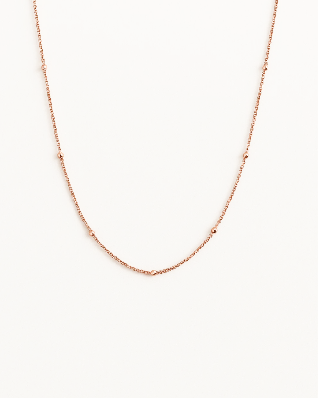 Michaela – Fine Beaded Chain Necklace