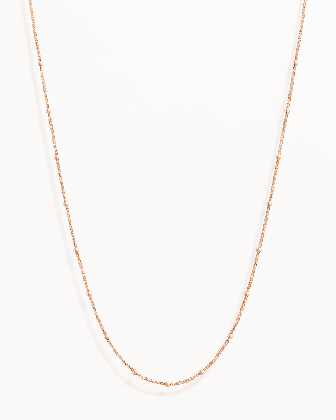Michaela – Fine Beaded Chain Necklace