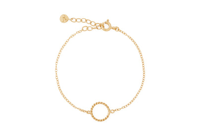 Lucy – Twisted Circle Bracelet