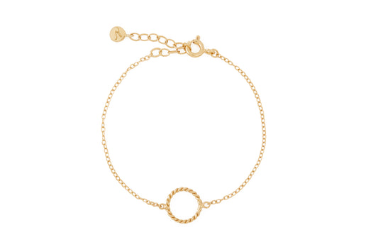 Lucy – Twisted Circle Bracelet