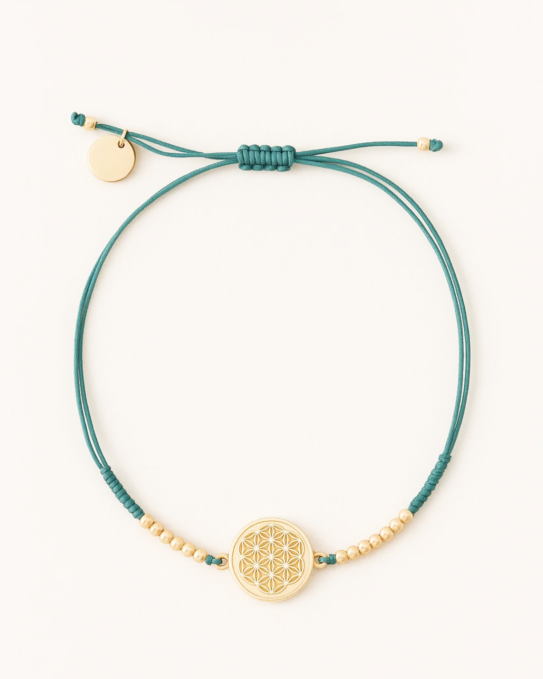 Amira – Flower of Life Cord Bracelet