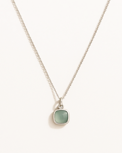 Arianna – Cushion Gem Necklace