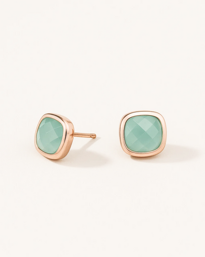 Arianna – Cushion Gem Studs