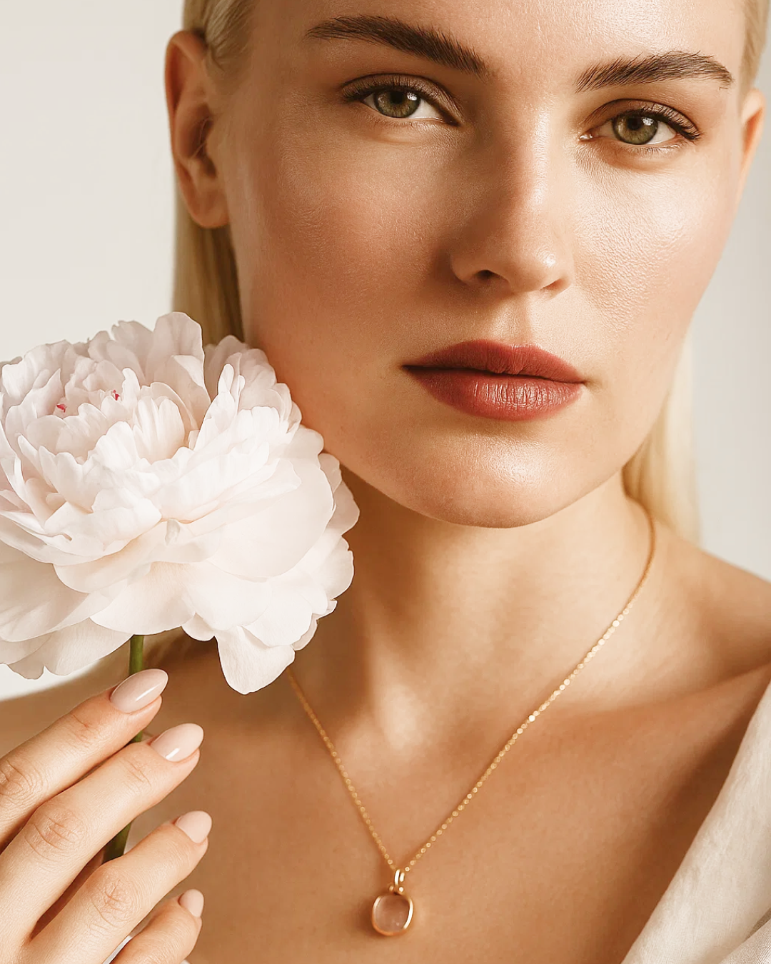 Arianna – Cushion Gem Necklace