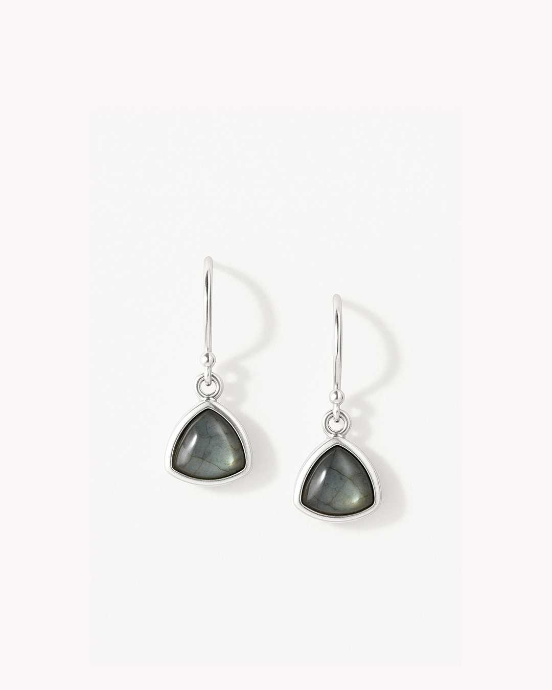 Athena – Triangle Gem Earrings