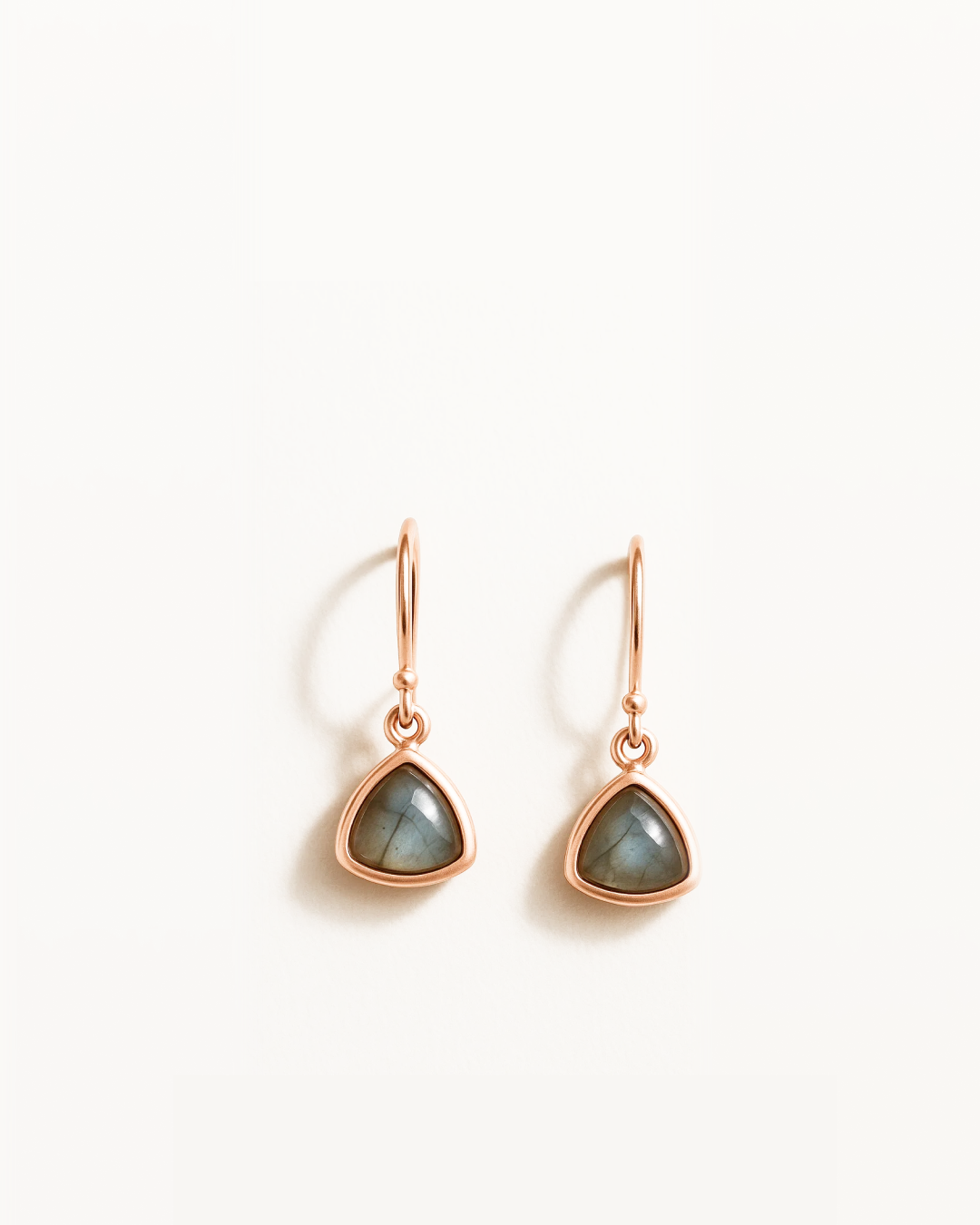 Athena – Triangle Gem Earrings