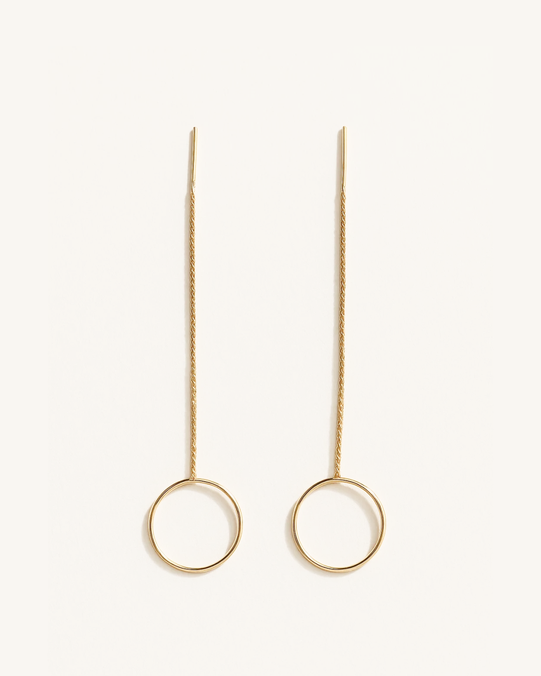 Becca – Circle Threader Earrings