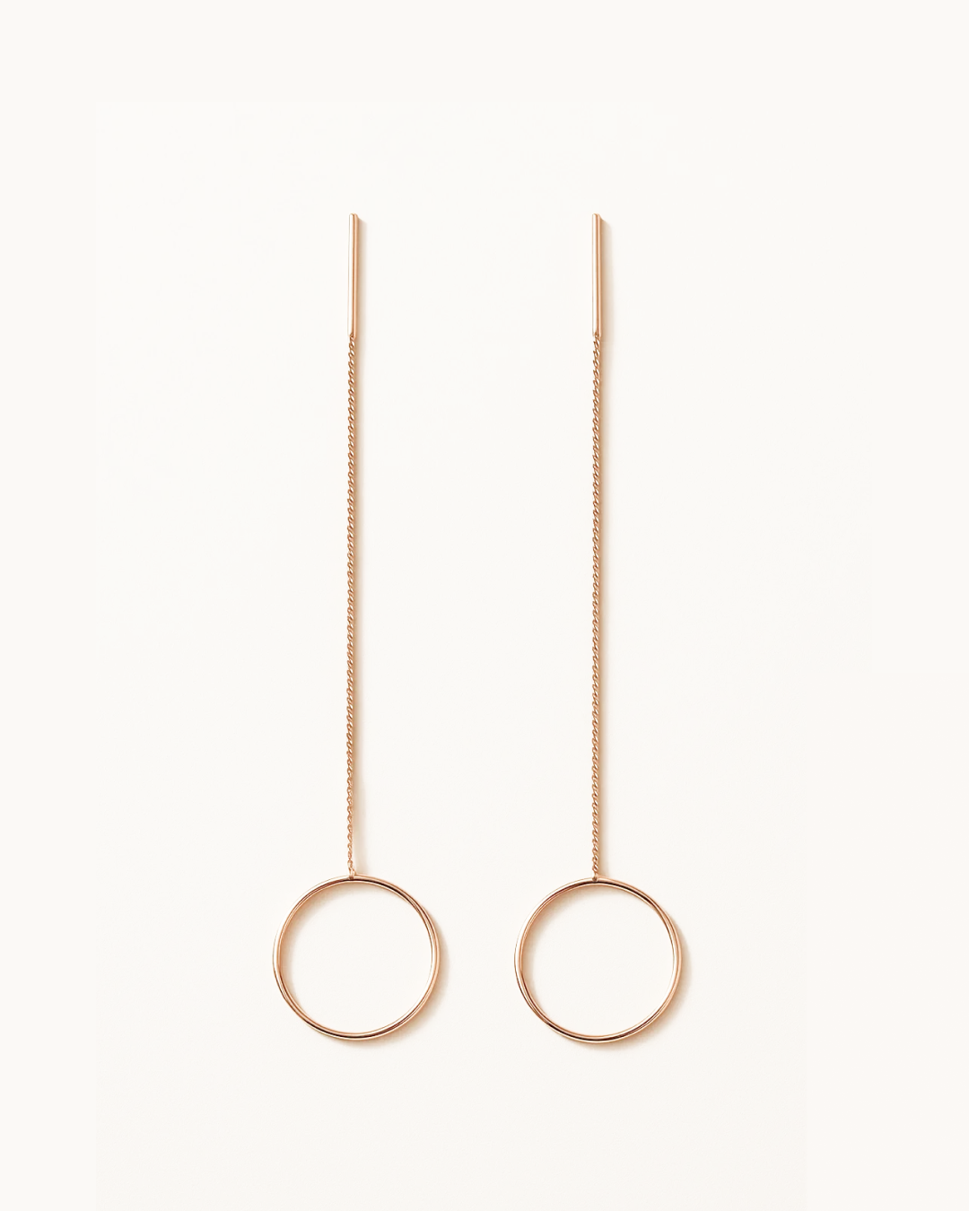Becca – Circle Threader Earrings