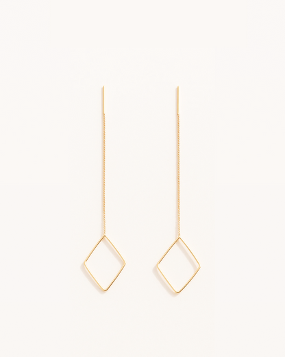 Cathrine – Diamond Threader Earrings