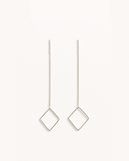 Cathrine – Diamond Threader Earrings