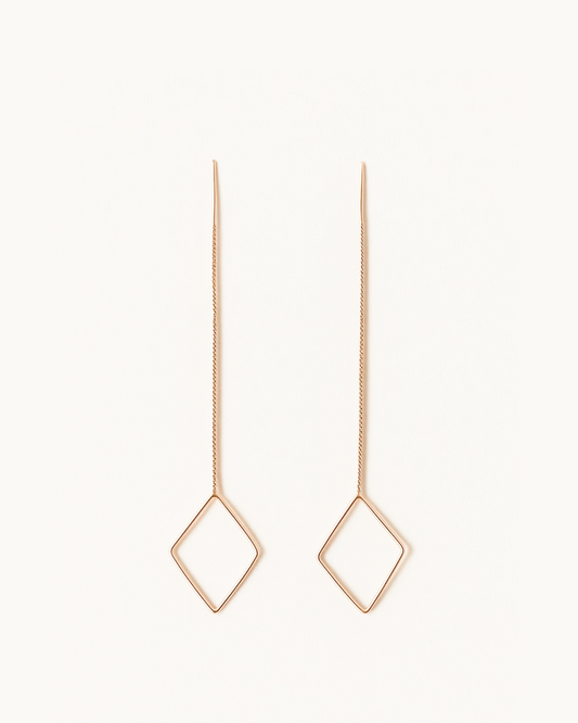 Cathrine – Diamond Threader Earrings