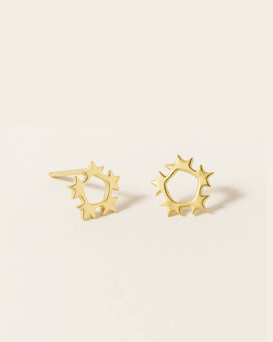 Celeste – Star Halo Earrings