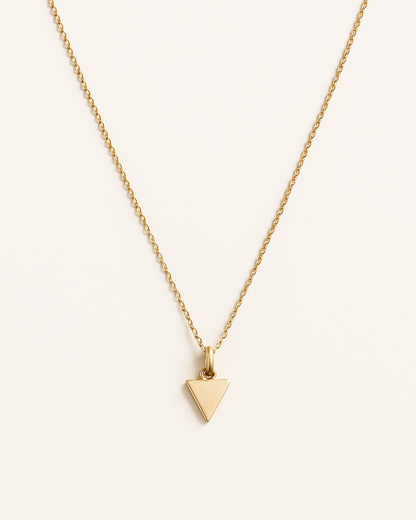 Keyla –  Geometric Triangle Necklace