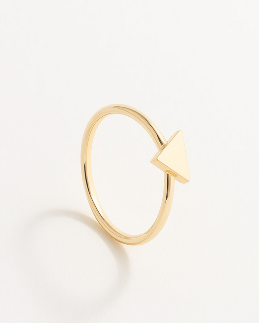 Keyla –  Geometric Triangle Ring