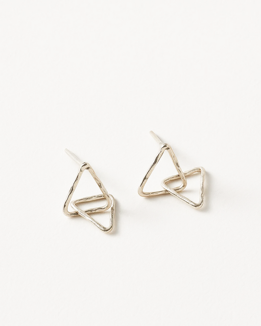 Lea – Minimalist Triangle Earrings