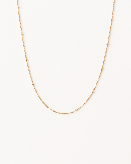 Michaela – Fine Beaded Chain Necklace