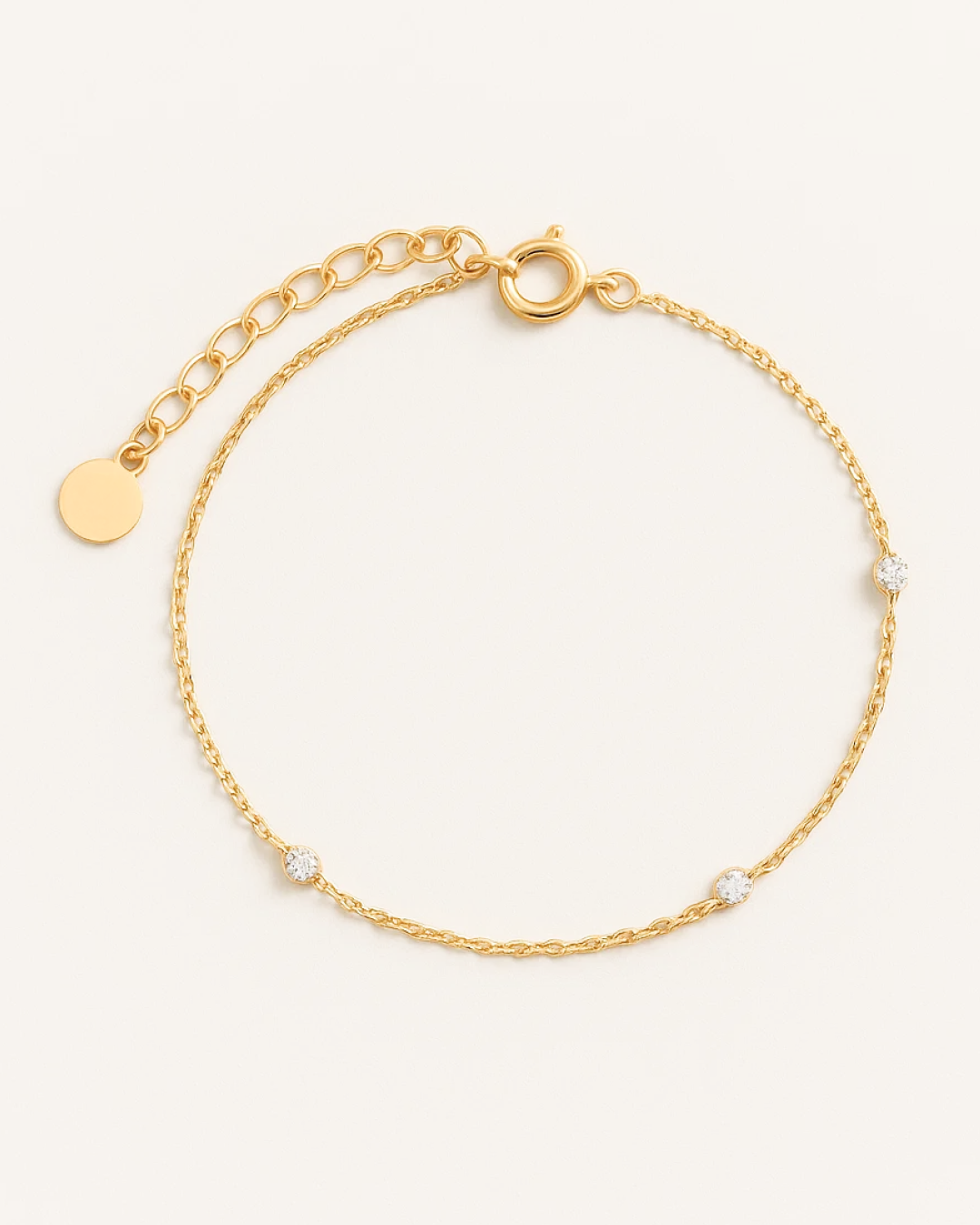 Mila – Delicate Gemstone Chain Bracelet