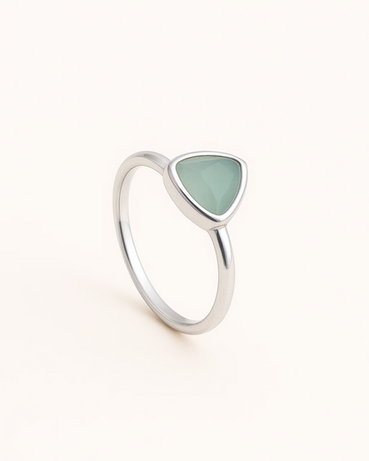 Athena – Triangle Gem Ring
