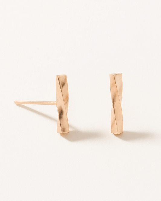 Riley – Twisted Minimalism Earrings