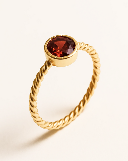 Talia – Twist Gem Ring