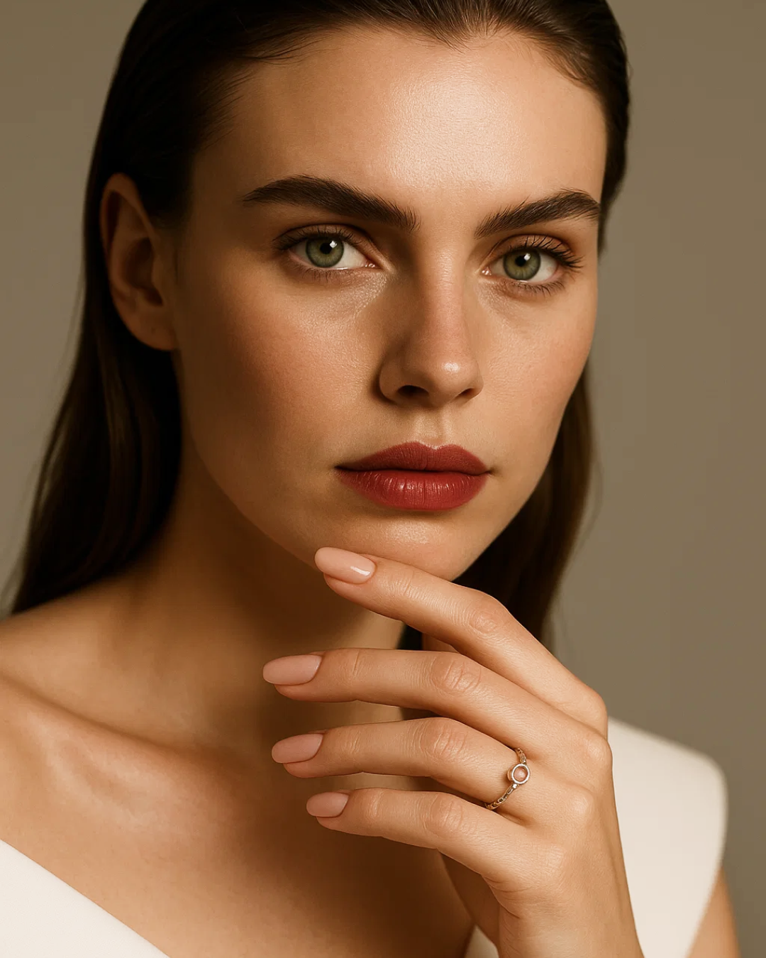 Talia – Twist Gem Ring
