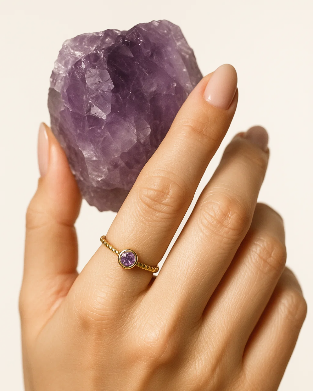 Talia – Twist Gem Ring