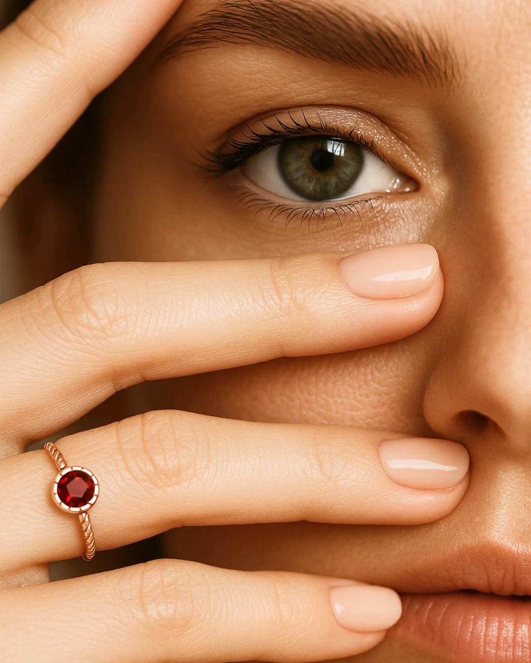 Talia – Twist Gem Ring