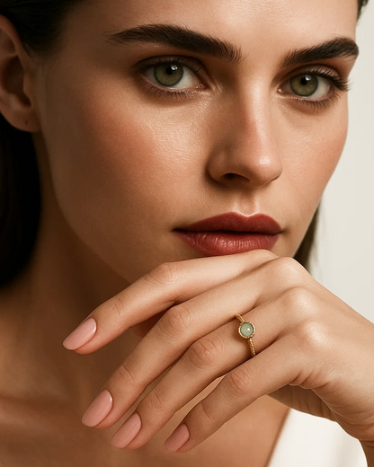 Talia – Twist Gem Ring