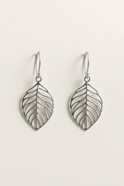 Astrid – Leaf Dangle Earrings
