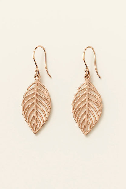 Astrid – Leaf Dangle Earrings