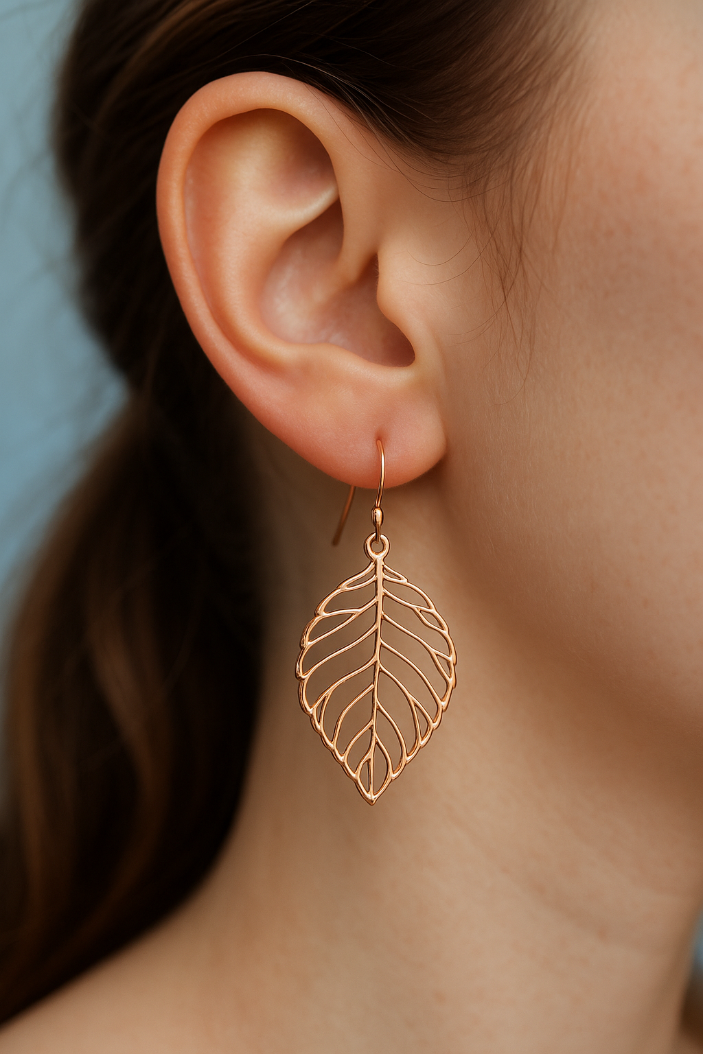 Astrid – Leaf Dangle Earrings