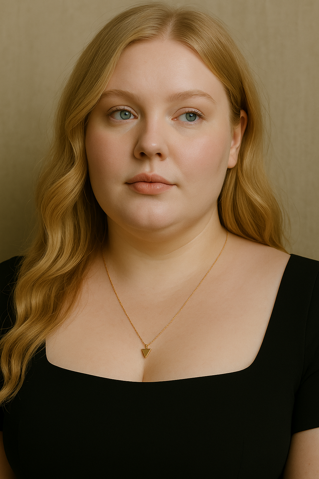 Keyla –  Geometric Triangle Necklace